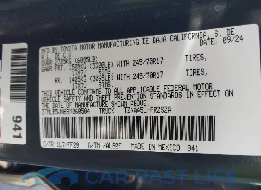 3TMLB5JN6RM060504# 9