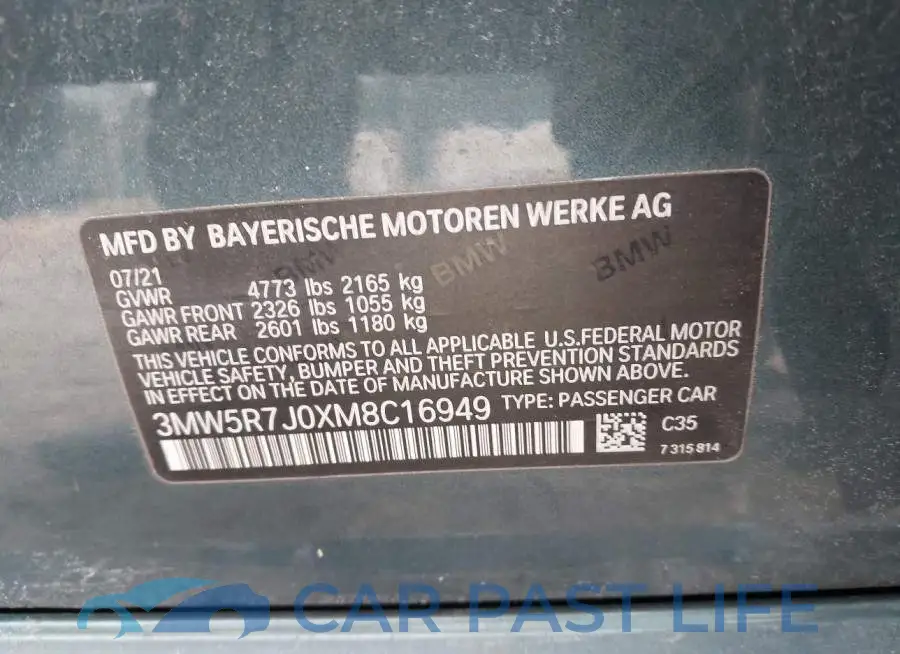 3MW5R7J0XM8C16949# 9