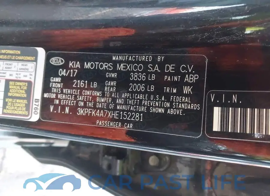 3KPFK4A7XHE152281# 9