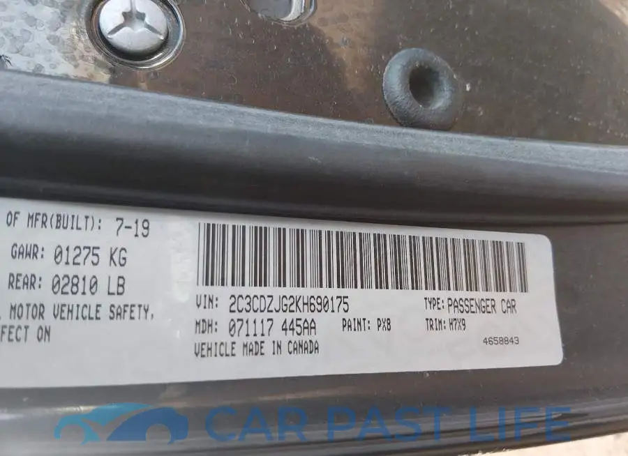 2C3CDZJG2KH690175# 9