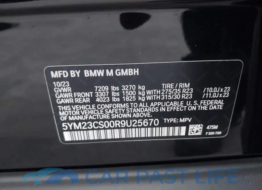5YM23CS00R9U25670# 9