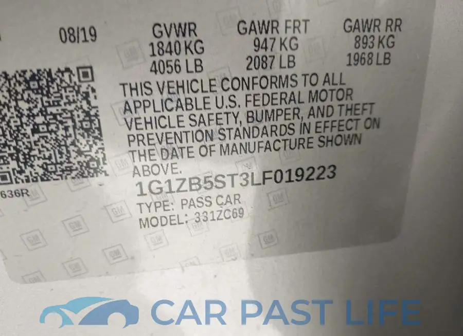 1G1ZB5ST3LF019223# 9