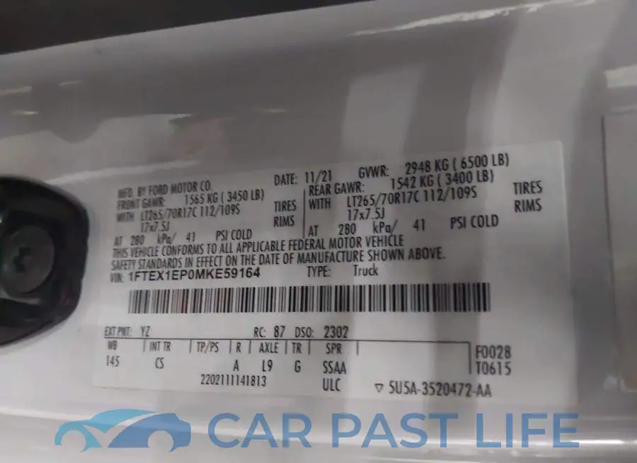 1FTEX1EP0MKE59164# 9