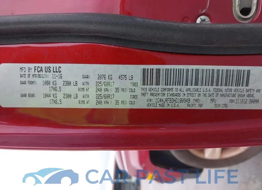 1C4NJRFB3HD180949# 9