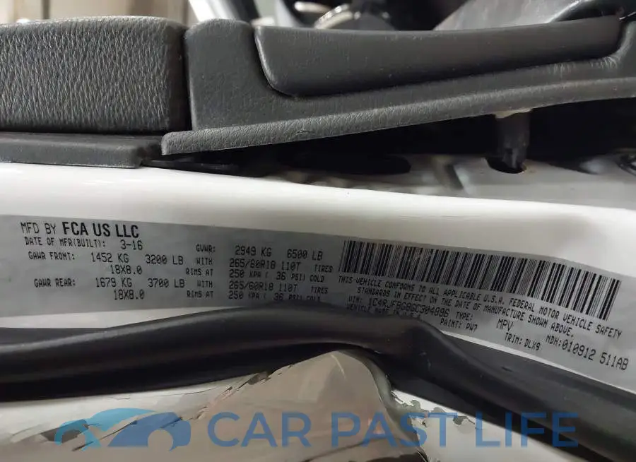 1C4RJFBG8GC304896# 9