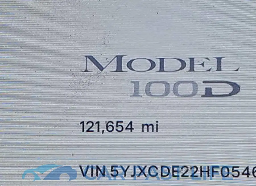5YJXCDE22HF054694# 15