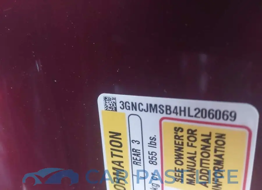 3GNCJMSB4HL206069# 9
