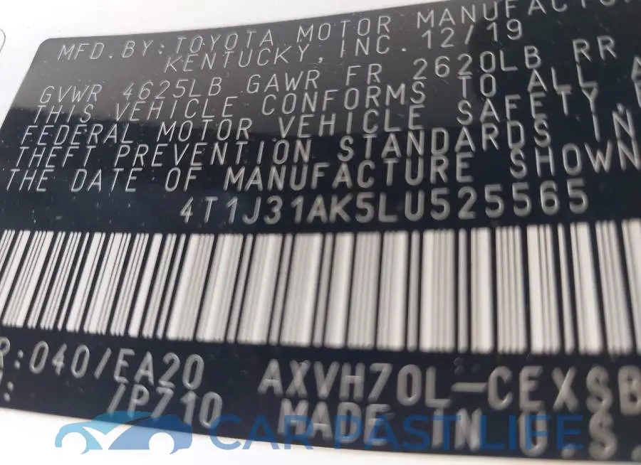 4T1J31AK5LU525565# 9