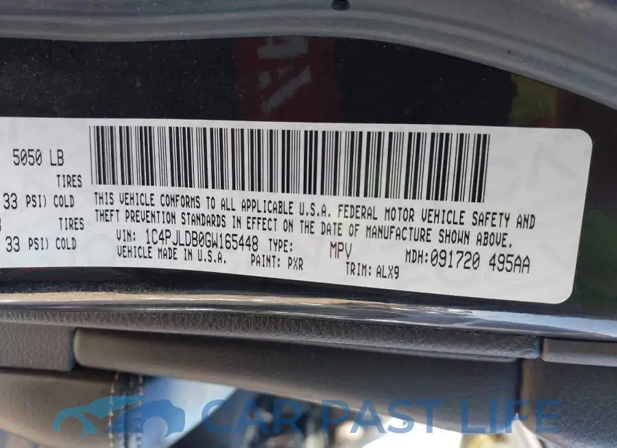 1C4PJLDB0GW165448# 9