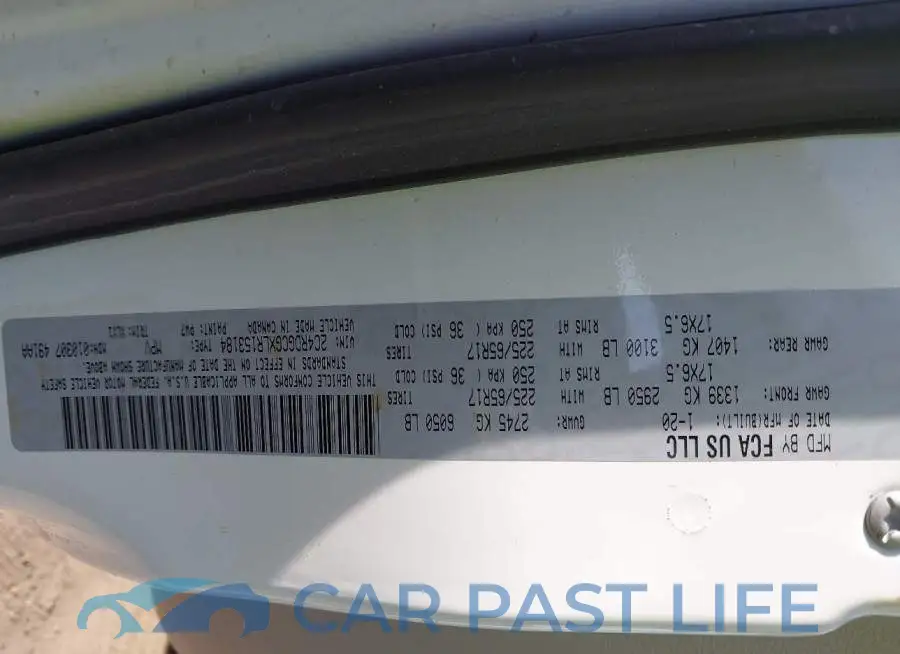 2C4RDGCGXLR153184# 9