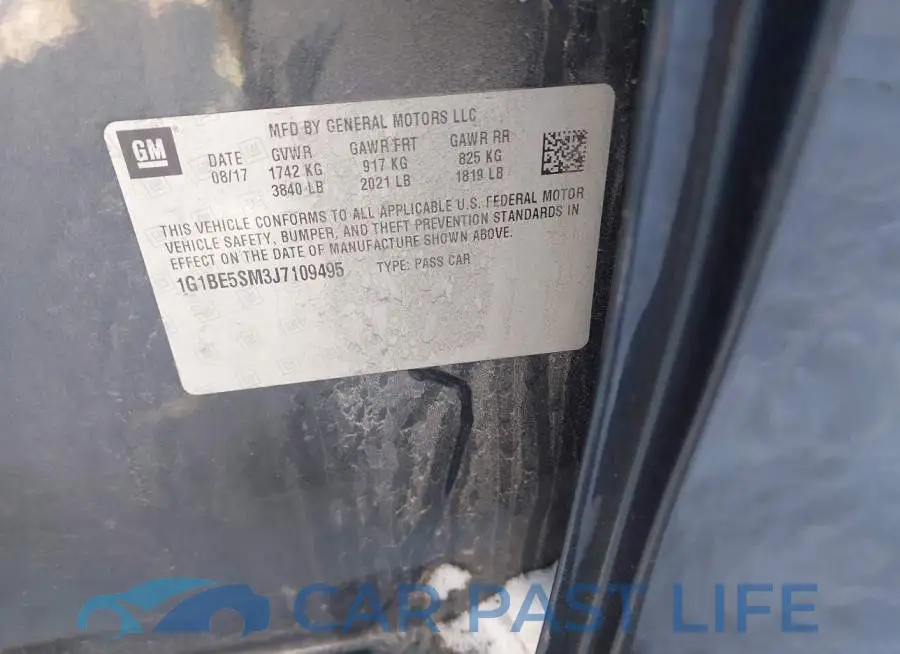 1G1BE5SM3J7109495# 9