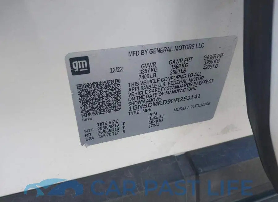 1GNSCMED9PR253141# 9