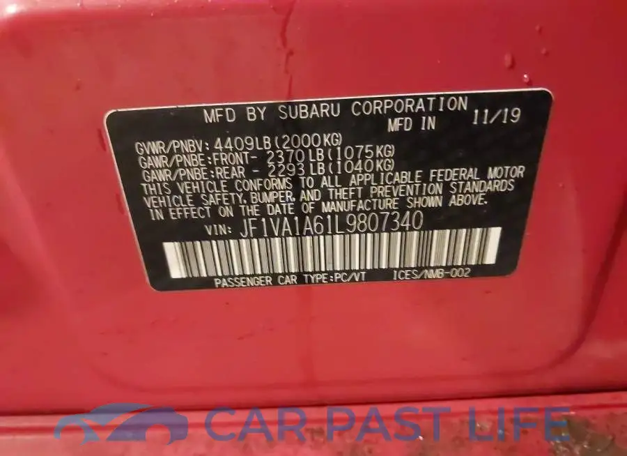 JF1VA1A61L9807340# 9