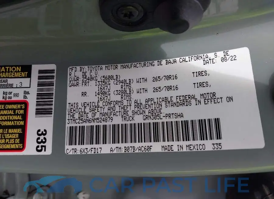 3TMCZ5AN6NM524879# 9
