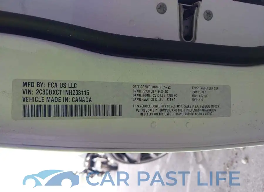 2C3CDXCT1NH203115# 9