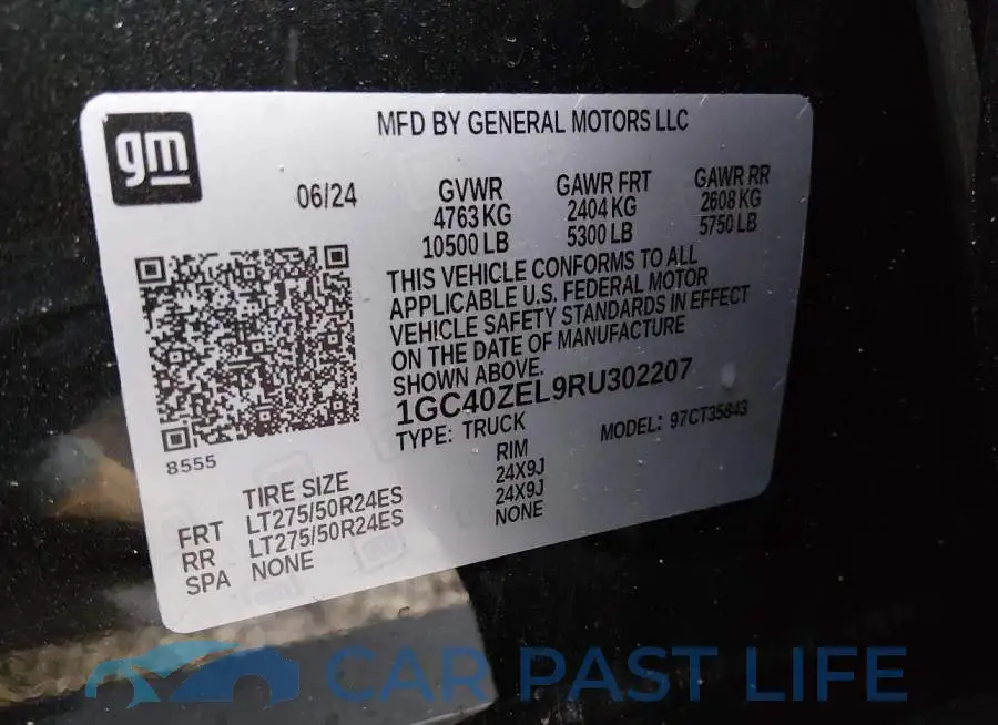 1GC40ZEL9RU302207# 9