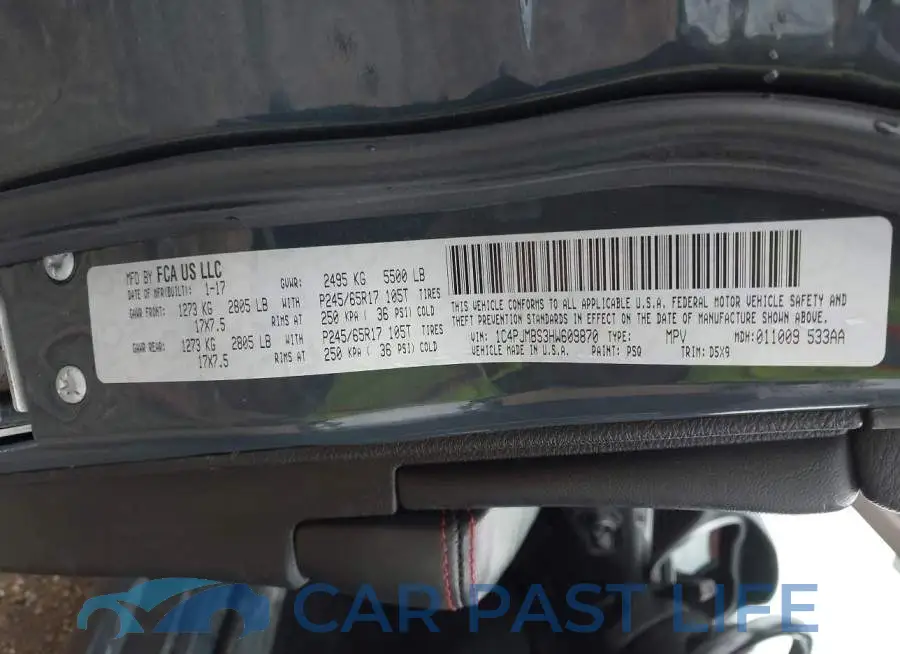 1C4PJMBS3HW609870# 9