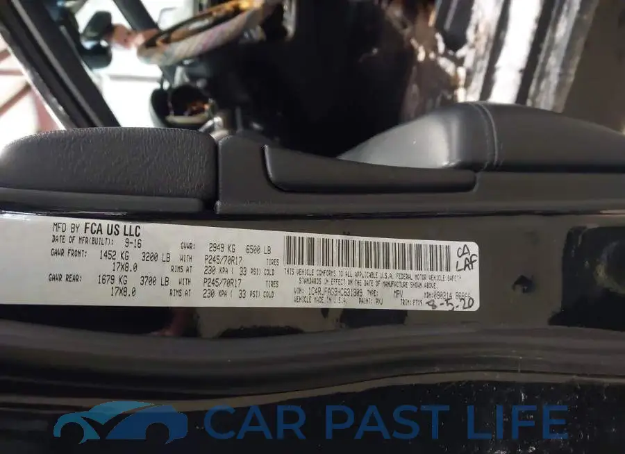 1C4RJFAG9HC631309# 9