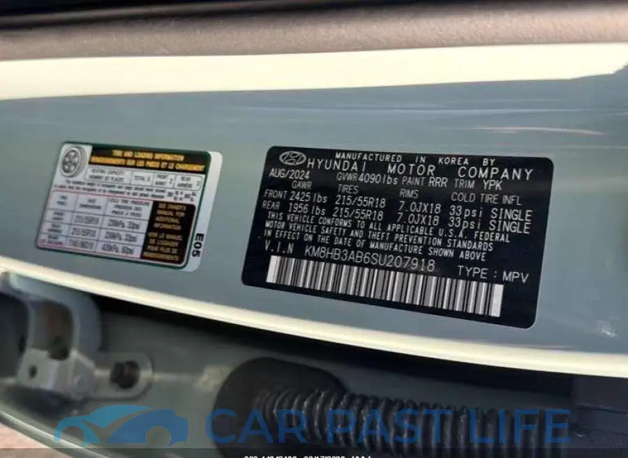 KM8HB3AB6SU207918# 9
