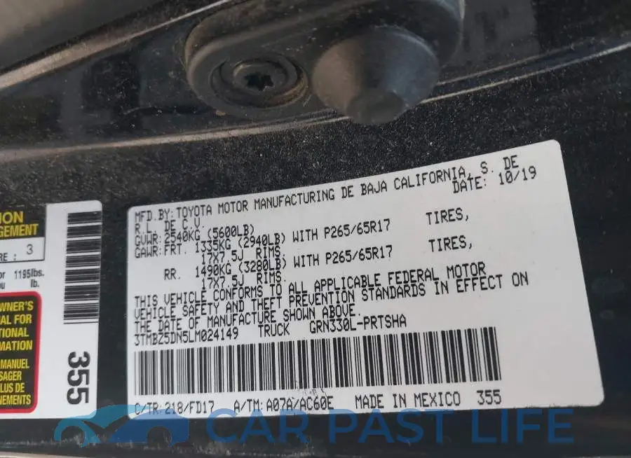 3TMBZ5DN5LM024149# 9