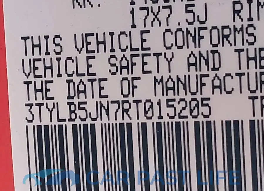 3TYLB5JN7RT015205# 9