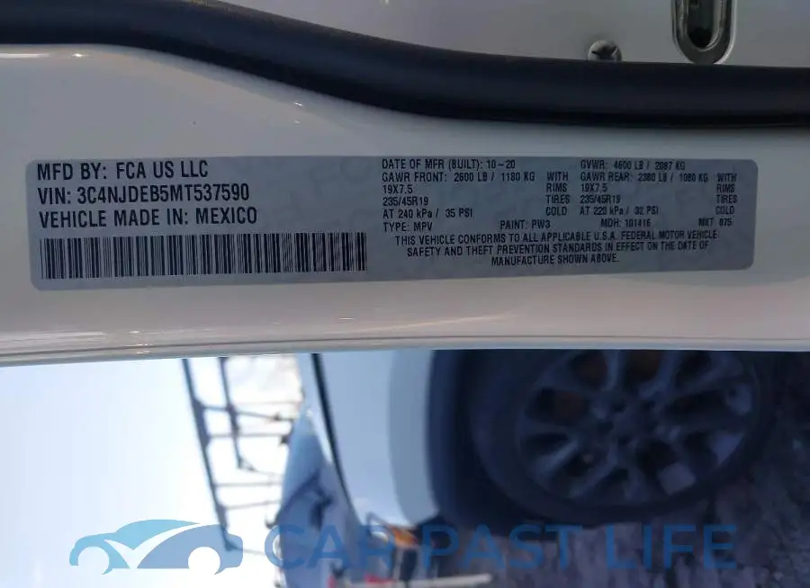 3C4NJDEB5MT537590# 9