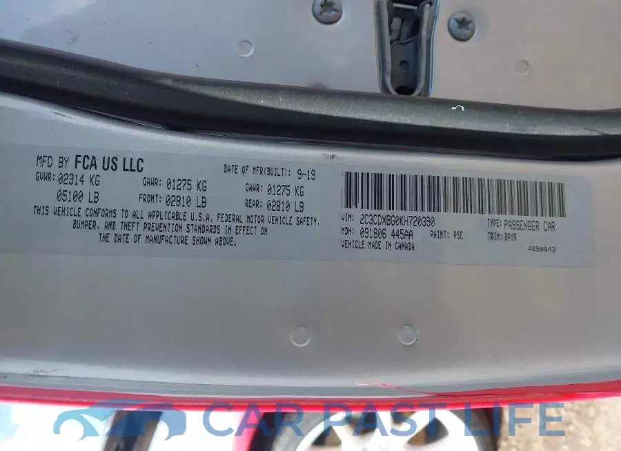 2C3CDXBG0KH720390# 9