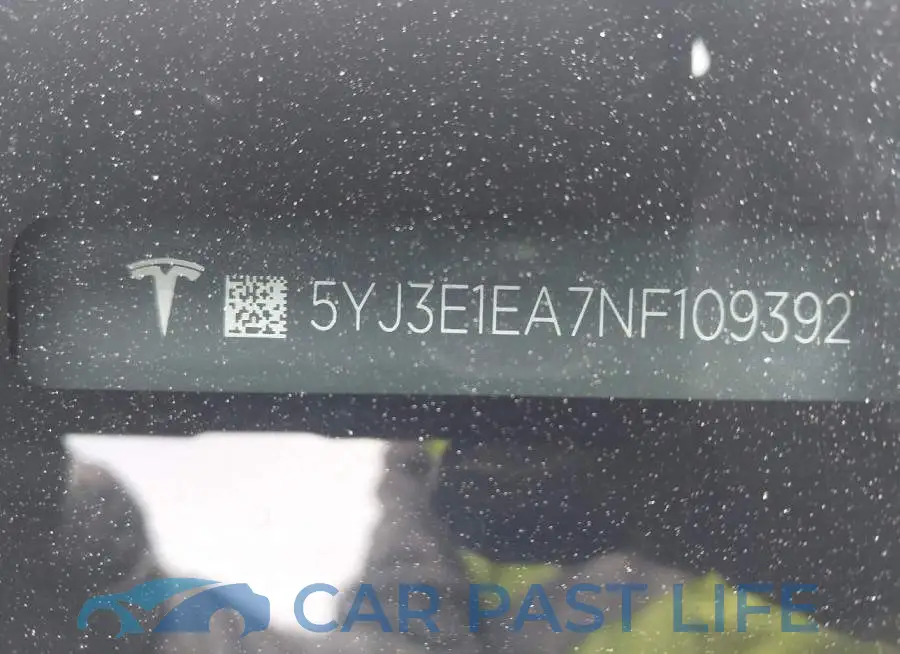 5YJ3E1EA7NF109392# 9