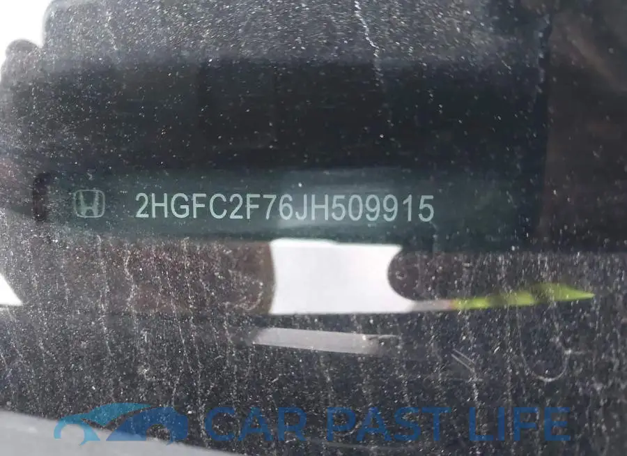 2HGFC2F76JH509915# 9