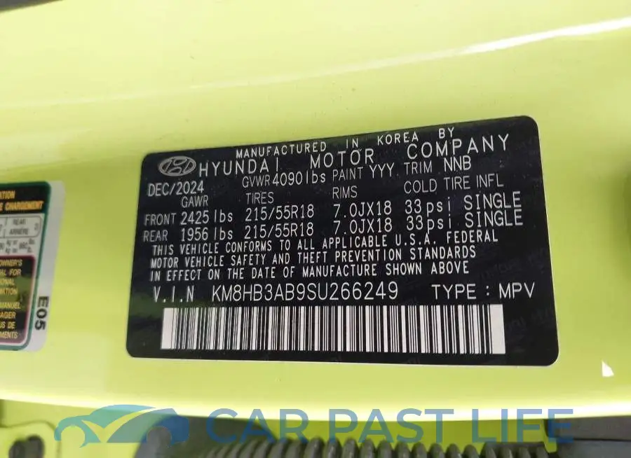 KM8HB3AB9SU266249# 9