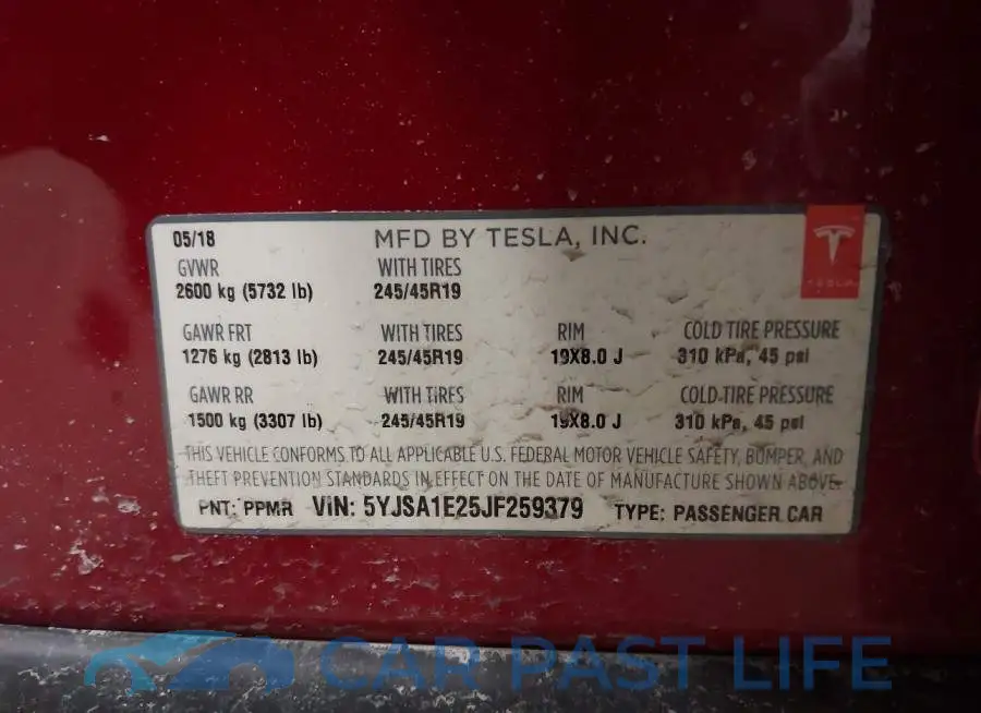 5YJSA1E25JF259379# 9