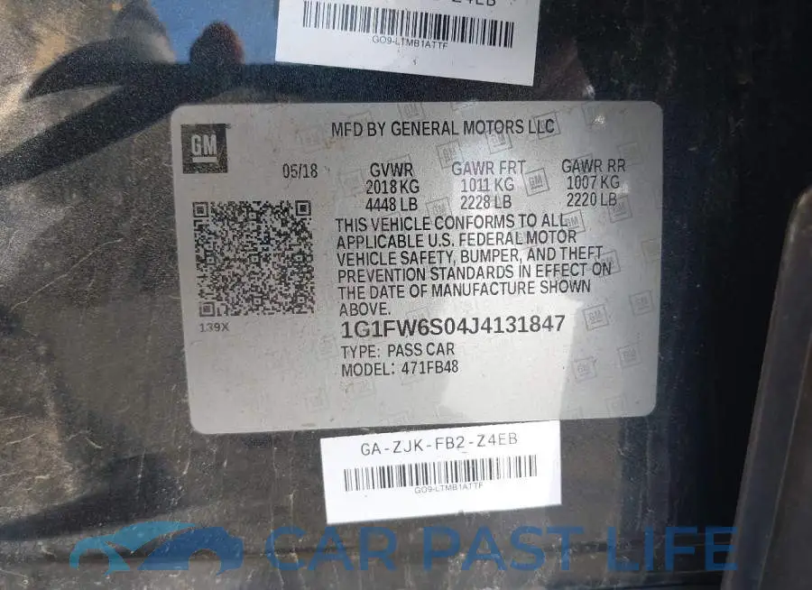 1G1FW6S04J4131847# 9