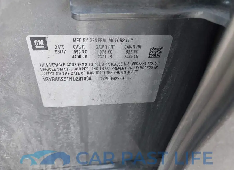 1G1RA6S51HU201404# 9
