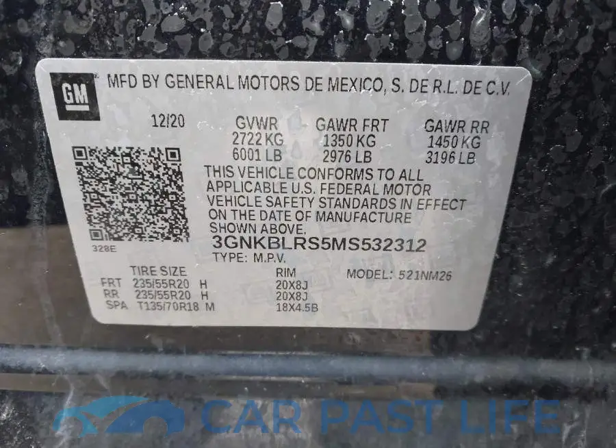 3GNKBLRS5MS532312# 9