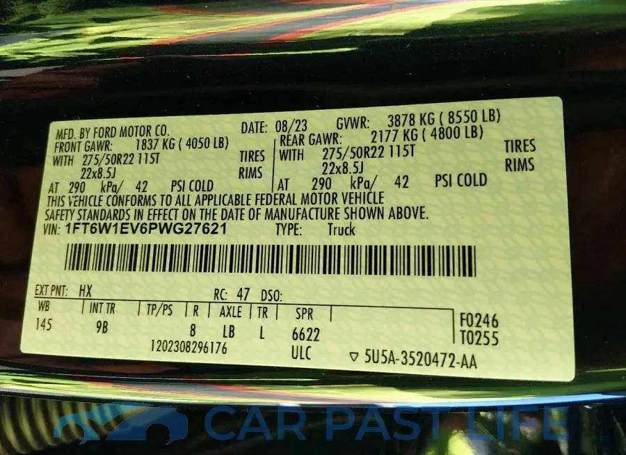 1FT6W1EV6PWG27621# 9