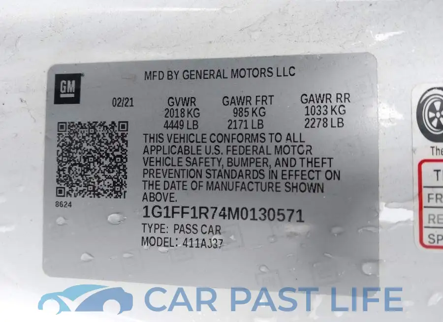 1G1FF1R74M0130571# 9