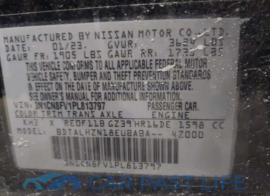 3N1CN8FV1PL813797# 9