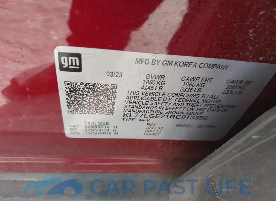 KL77LGE21RC013356# 9