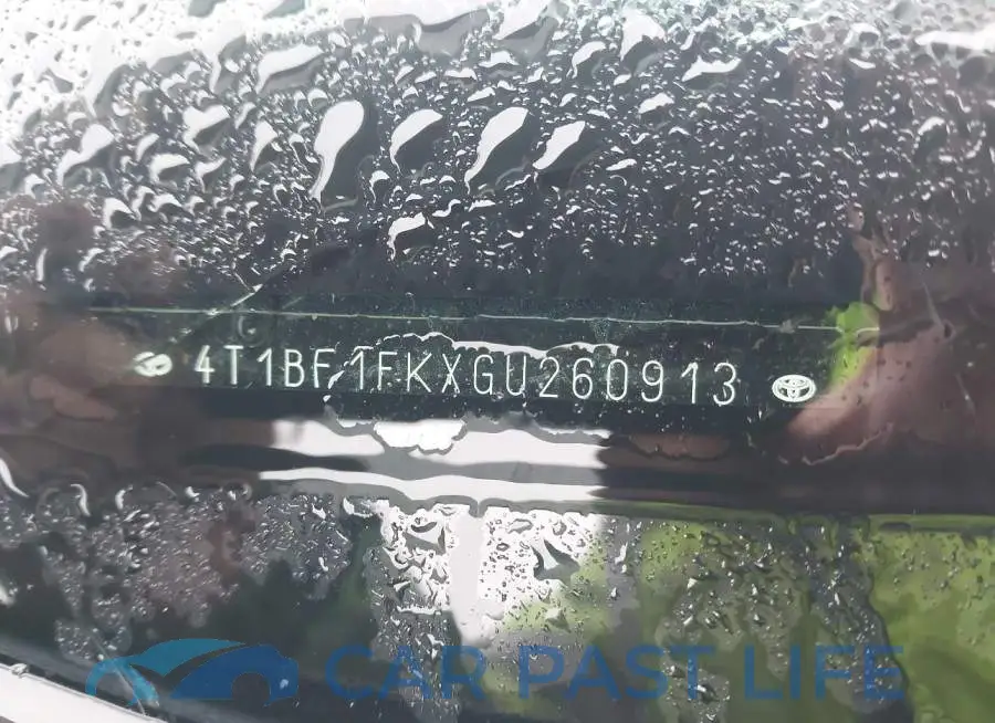 4T1BF1FKXGU260913# 9