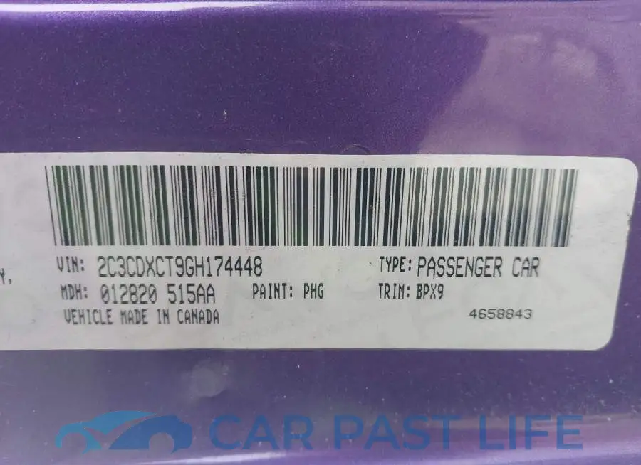 2C3CDXCT9GH174448# 9