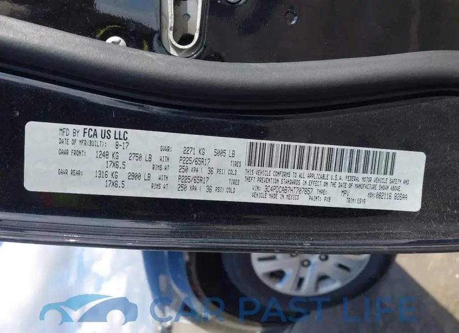 3C4PDCAB7HT707857# 9
