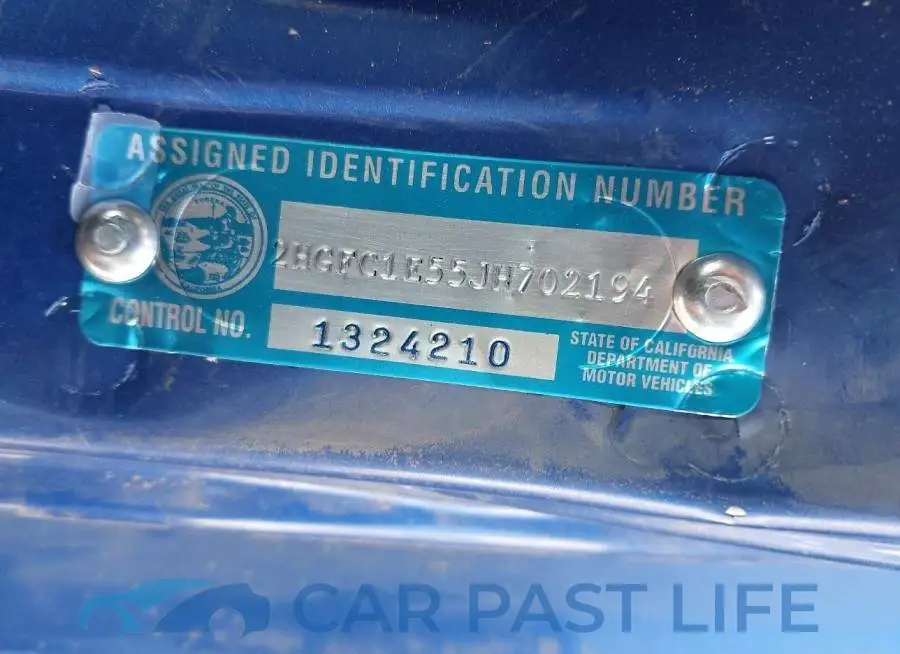 2HGFC1E55JH702194# 9