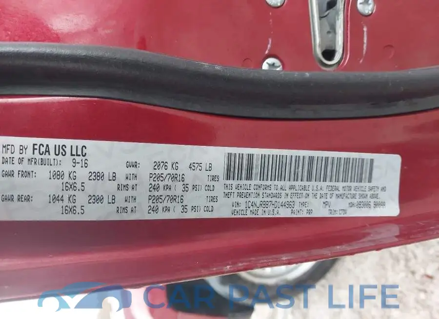 1C4NJRBB7HD144963# 9