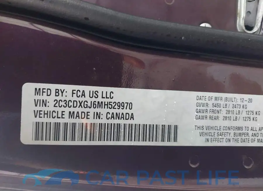 2C3CDXGJ6MH529970# 9