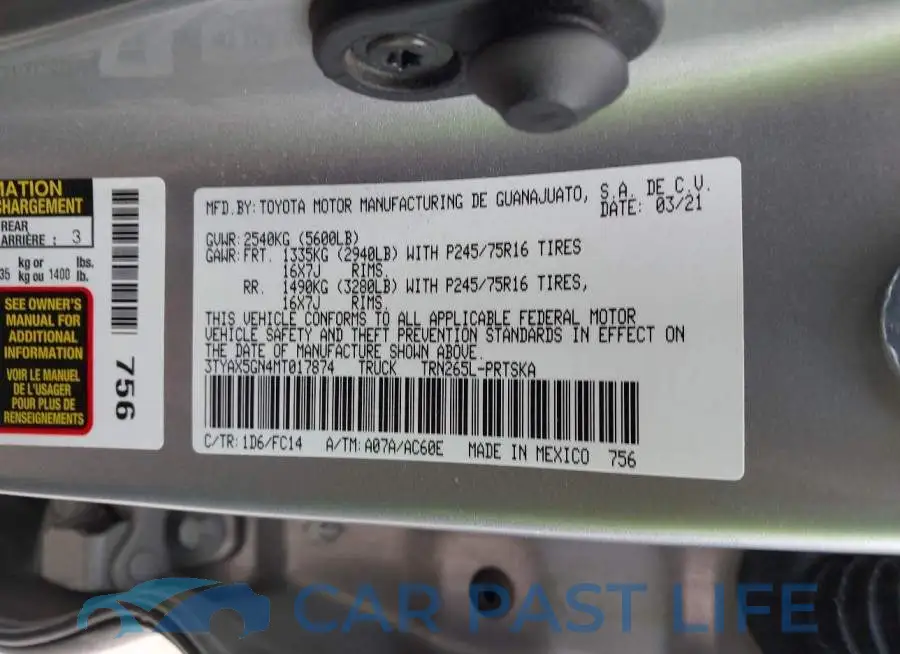 3TYAX5GN4MT017874# 9