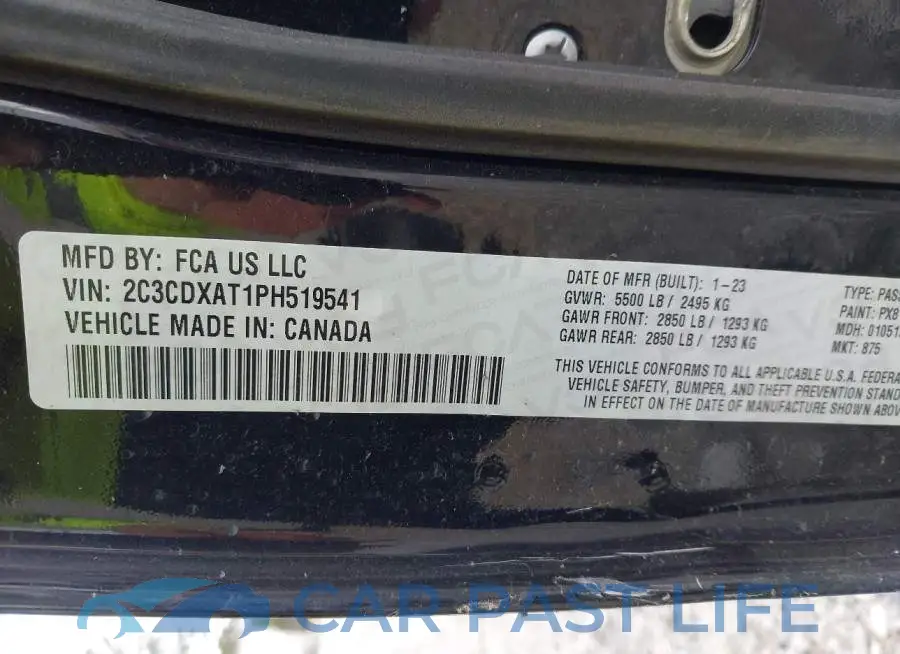 2C3CDXAT1PH519541# 9