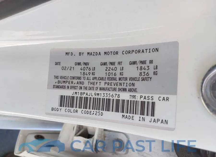 JM1BPAJL9M1335678# 9