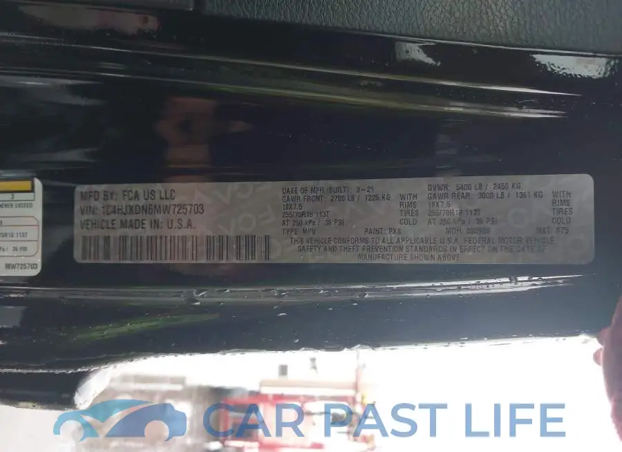 1C4HJXDN6MW725703# 9