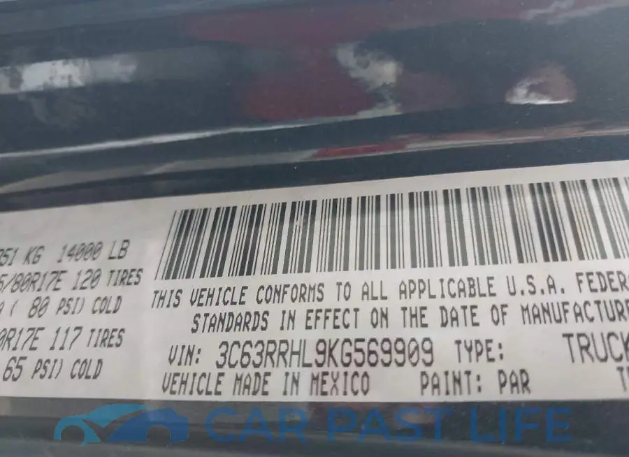 3C63RRHL9KG569909# 9