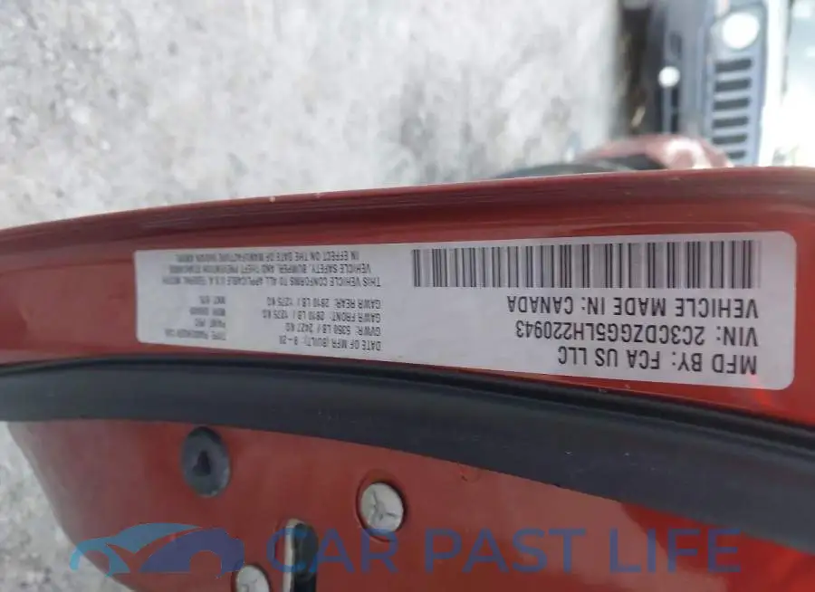 2C3CDZGG5LH220943# 9